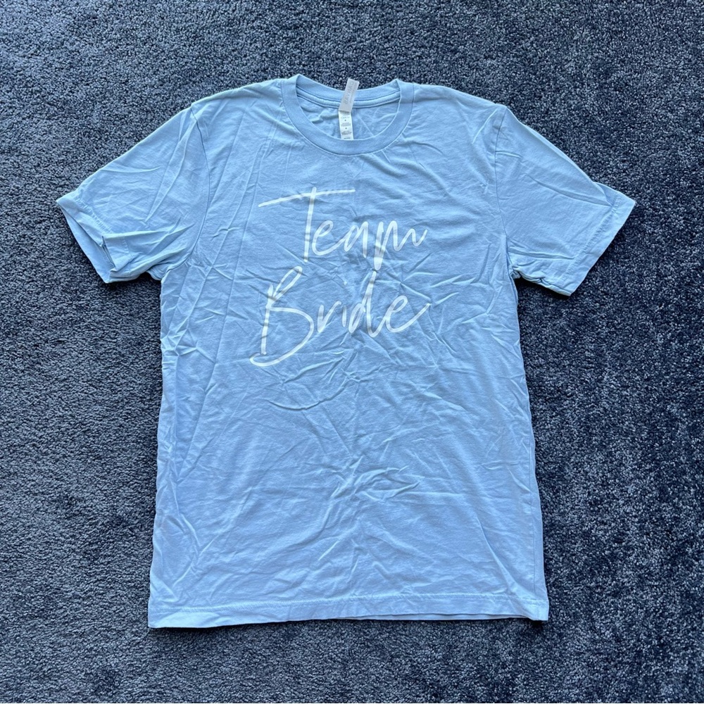 Bella Canvas Light Blue Bridesmaid Tee